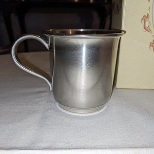 New Woodbury Pewter Satin finish Cup That Is Safe For Baby 5oz. Lead Free